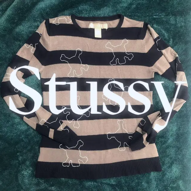 stussy 해골 니트 롱슬리브