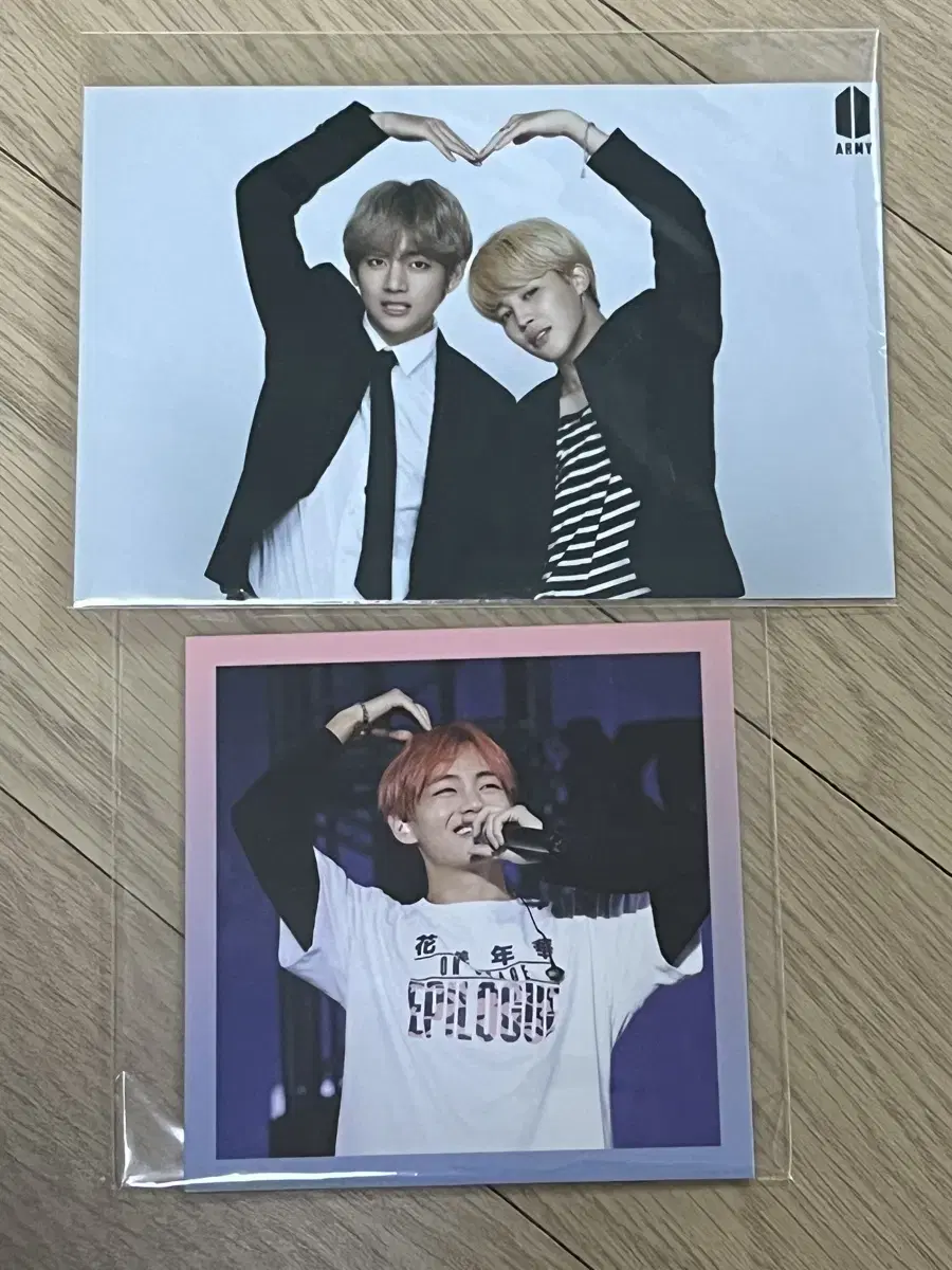 bts 화양연화 에필콘 포카 태형 + 윙파콘 태형지민 일괄