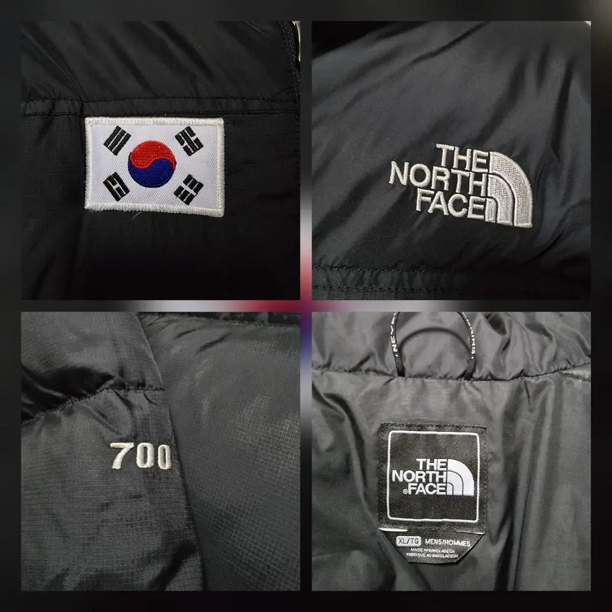 (해외 XL) og 노스페이패딩 눕시700 TNF 700눕시 눕시패딩