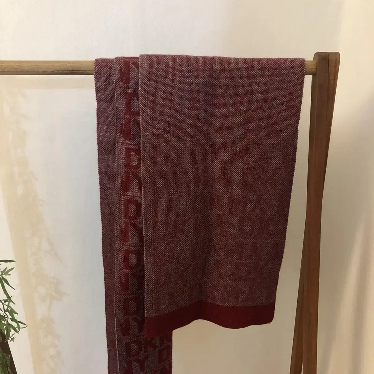 Vintage DKNY red inside muffler