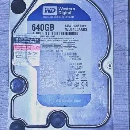 wd 640gb hdd