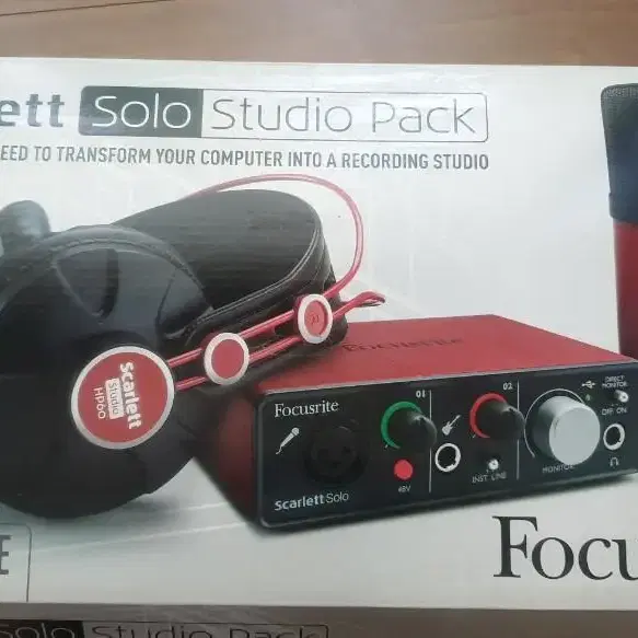 [사운드몬스터] FOCUSRITE Scarlett Solo Studio