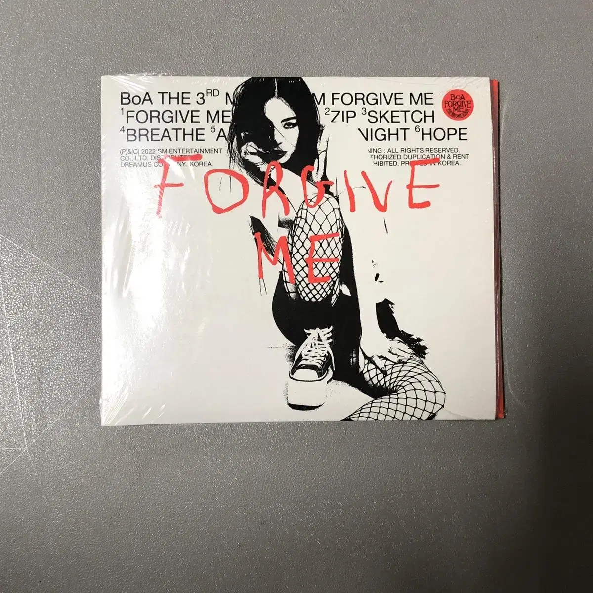 보아 Forgive Me 디지팩 미개봉