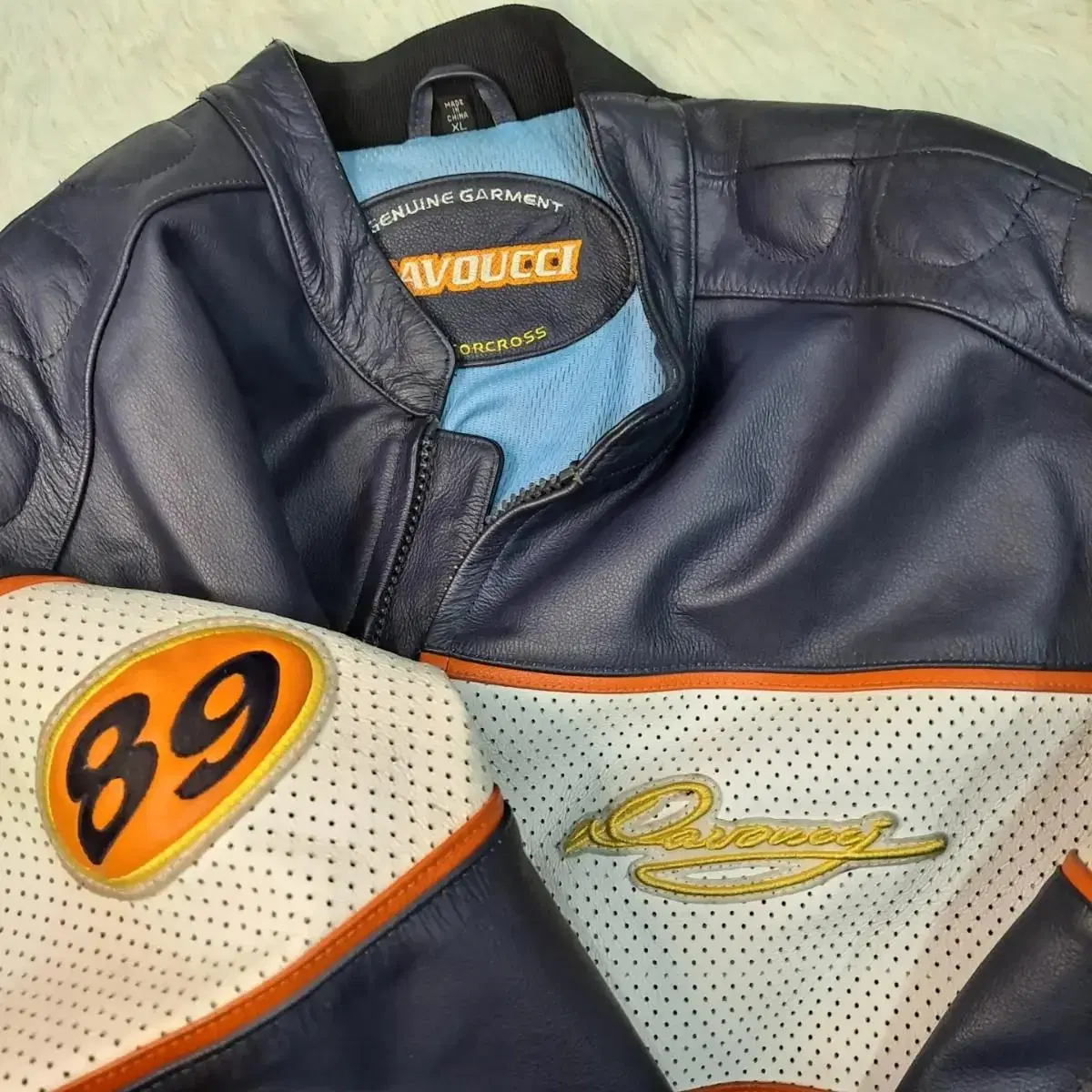 Davoucci Cow Leather Racing Jacket