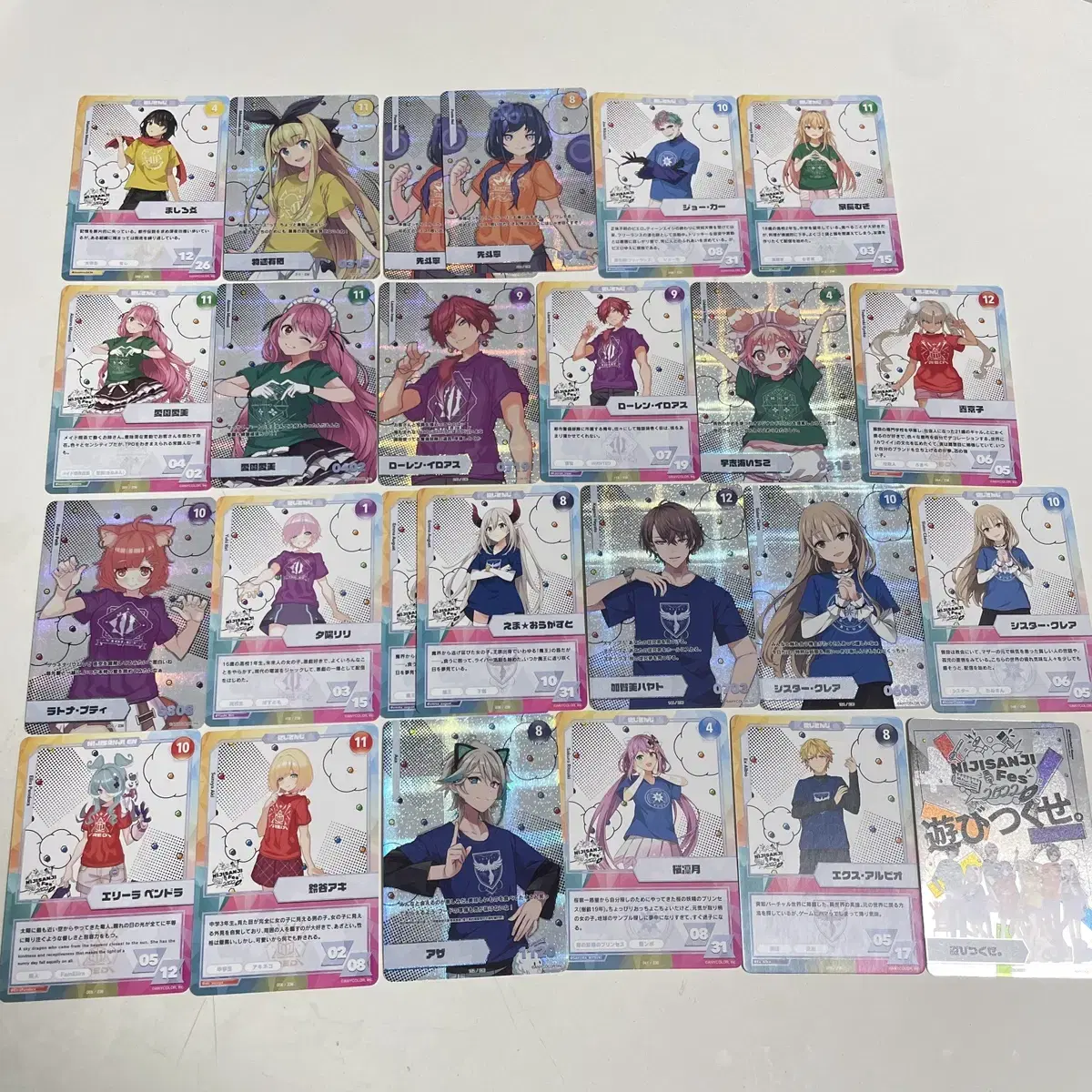 NIJISANJI Card Pack AGF Collection kard Rare Card Pack hologram Ren