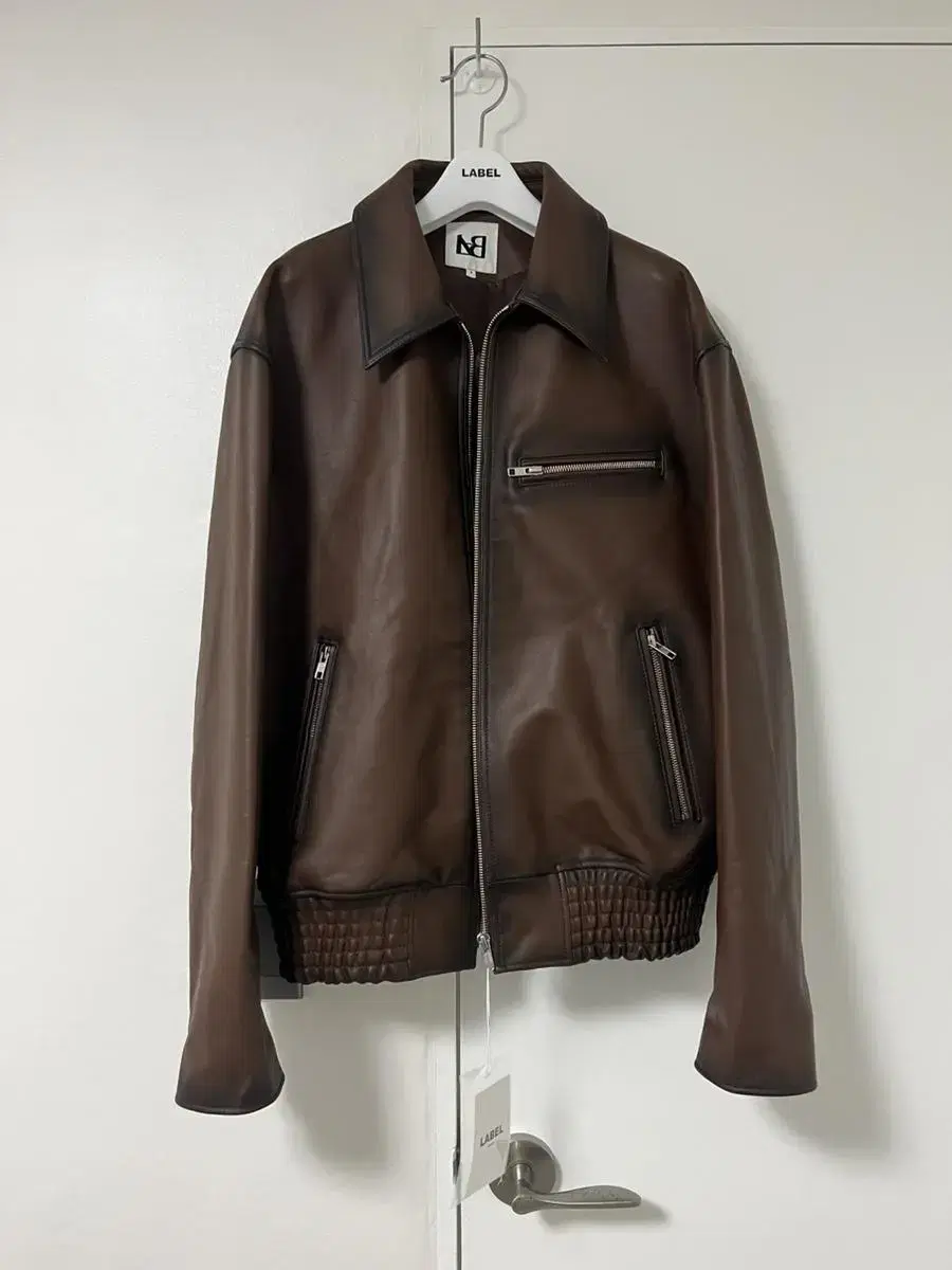 Label Archives/Party Overfit Leather Jacket/3