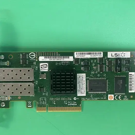 LSI PCI-E 듀얼포트 4GB FC 파이버채널 카드 LSI7204EP