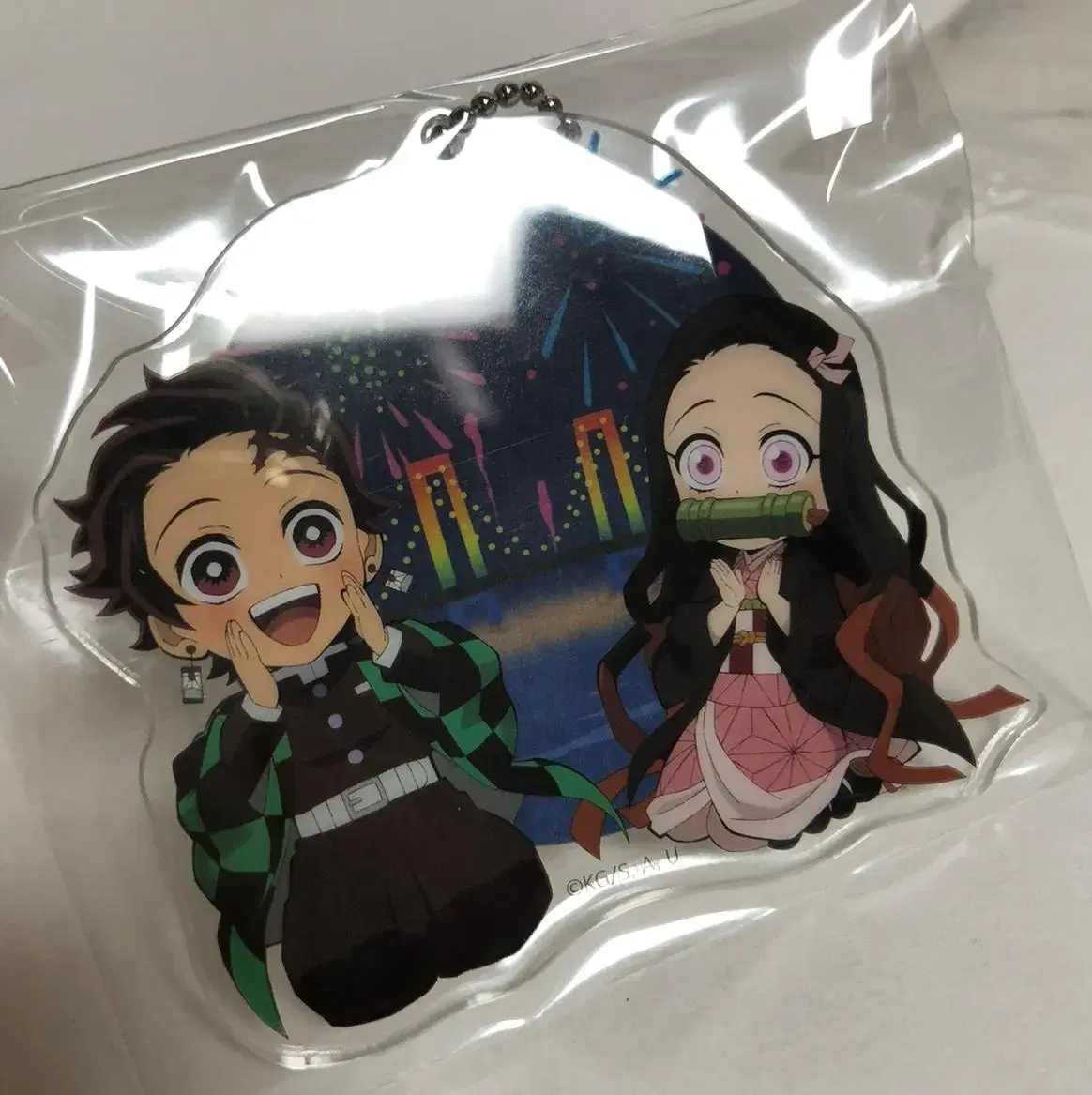 Demon Slayer All-out War acrylic keyring Nezuko Tanjiro Kamado, Tokyo