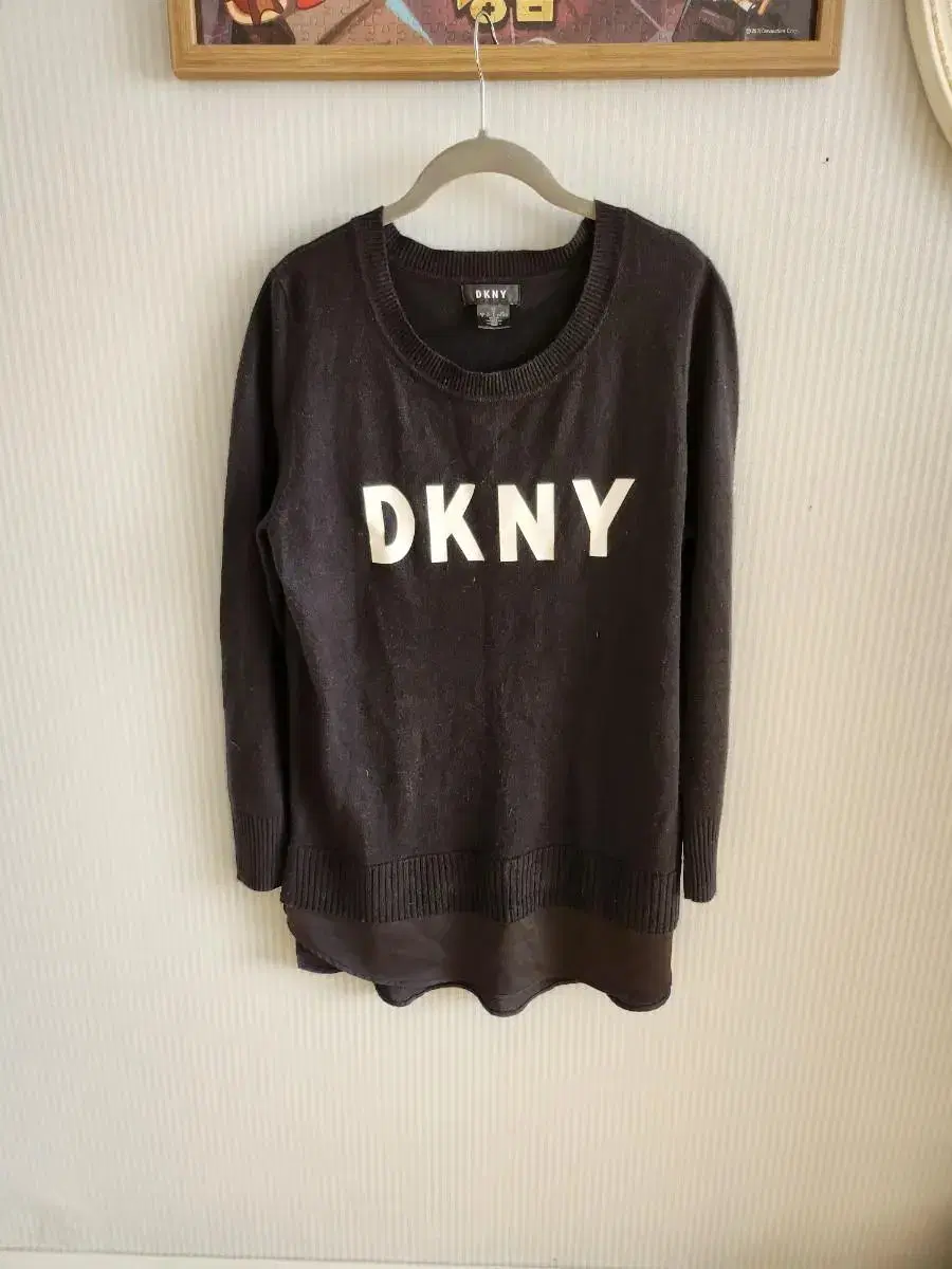 DKNY 여성 롱니트