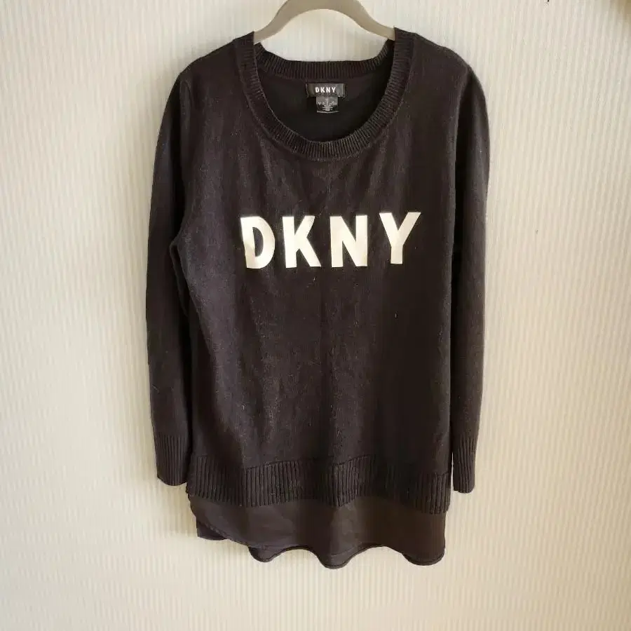 DKNY 여성 롱니트