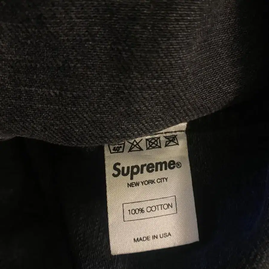 [M] 슈프림 퍽 데님 자켓 13ss SUPREME FUCK DENIM