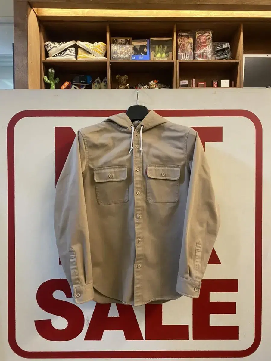 [S] Supreme - Hooded Twill Shirt 2013 f/