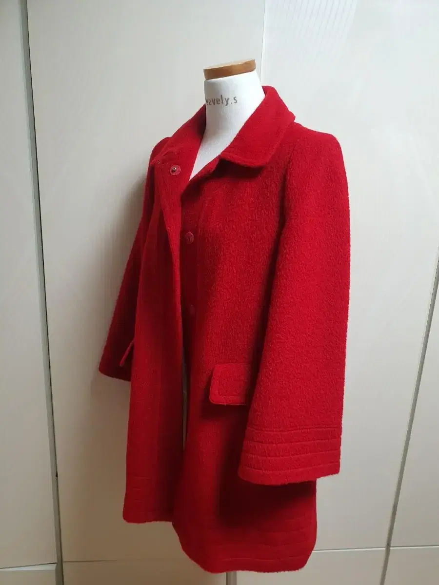 Brand Alpaca Wool Coat 55