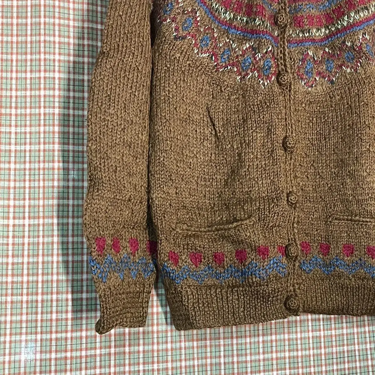 vintage nordic knit / cardigan