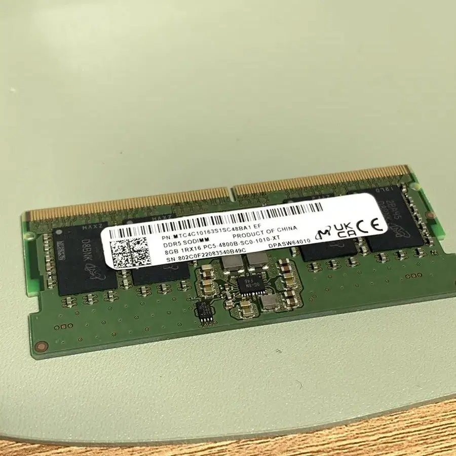 노트북용 ddr5 8gb '마이크론'