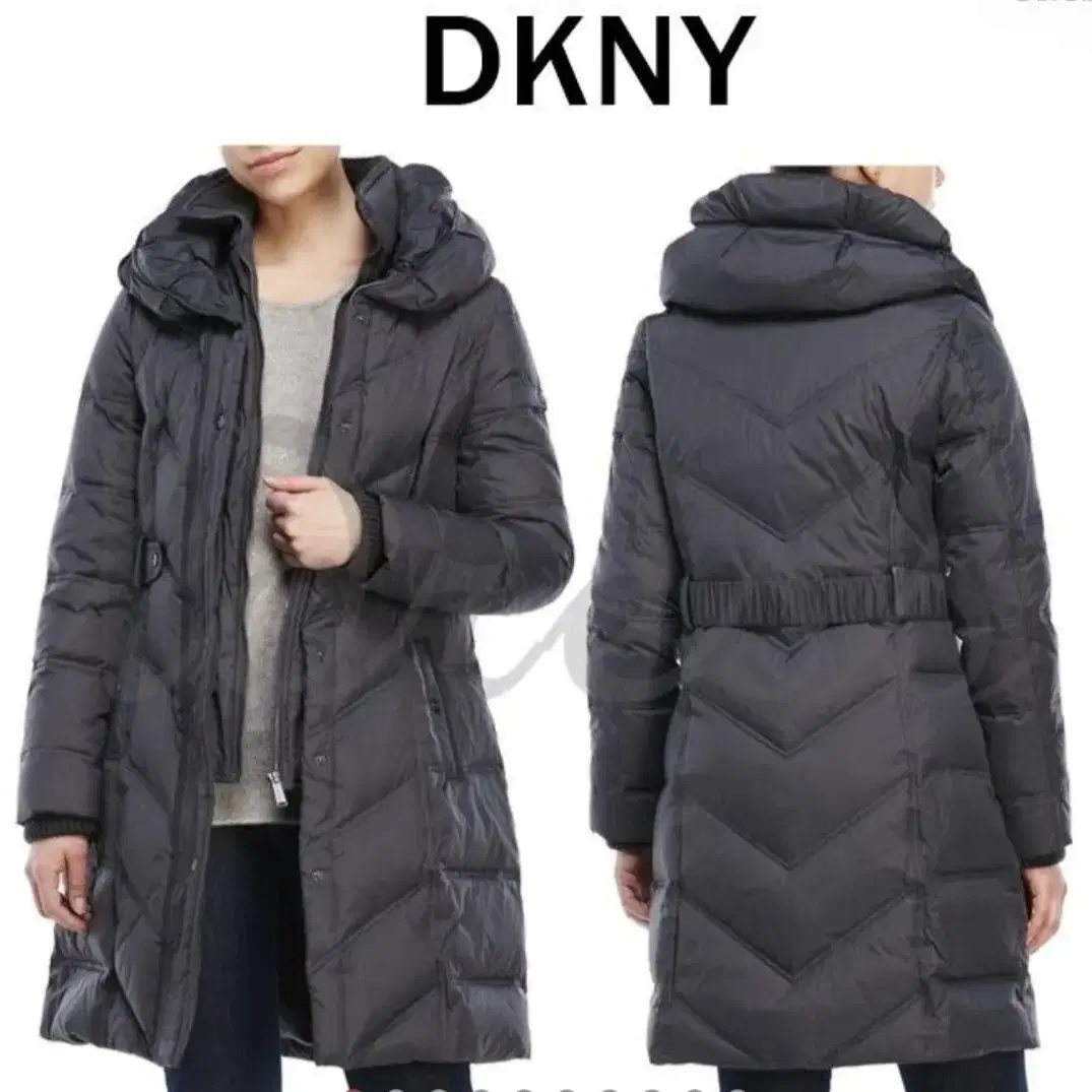 S) DKNY 덕다운 롱패딩 오리털패딩