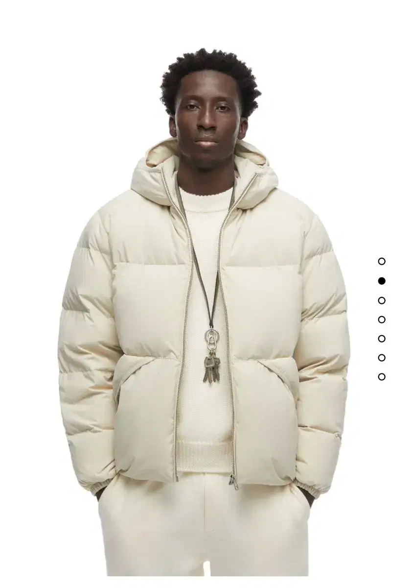 Zara 22 F/W Origins Hooded Down Puffer Sand XL