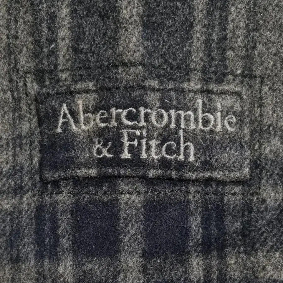 [Abercrombie] 아베크롬비 울 야상 체크 자켓 S