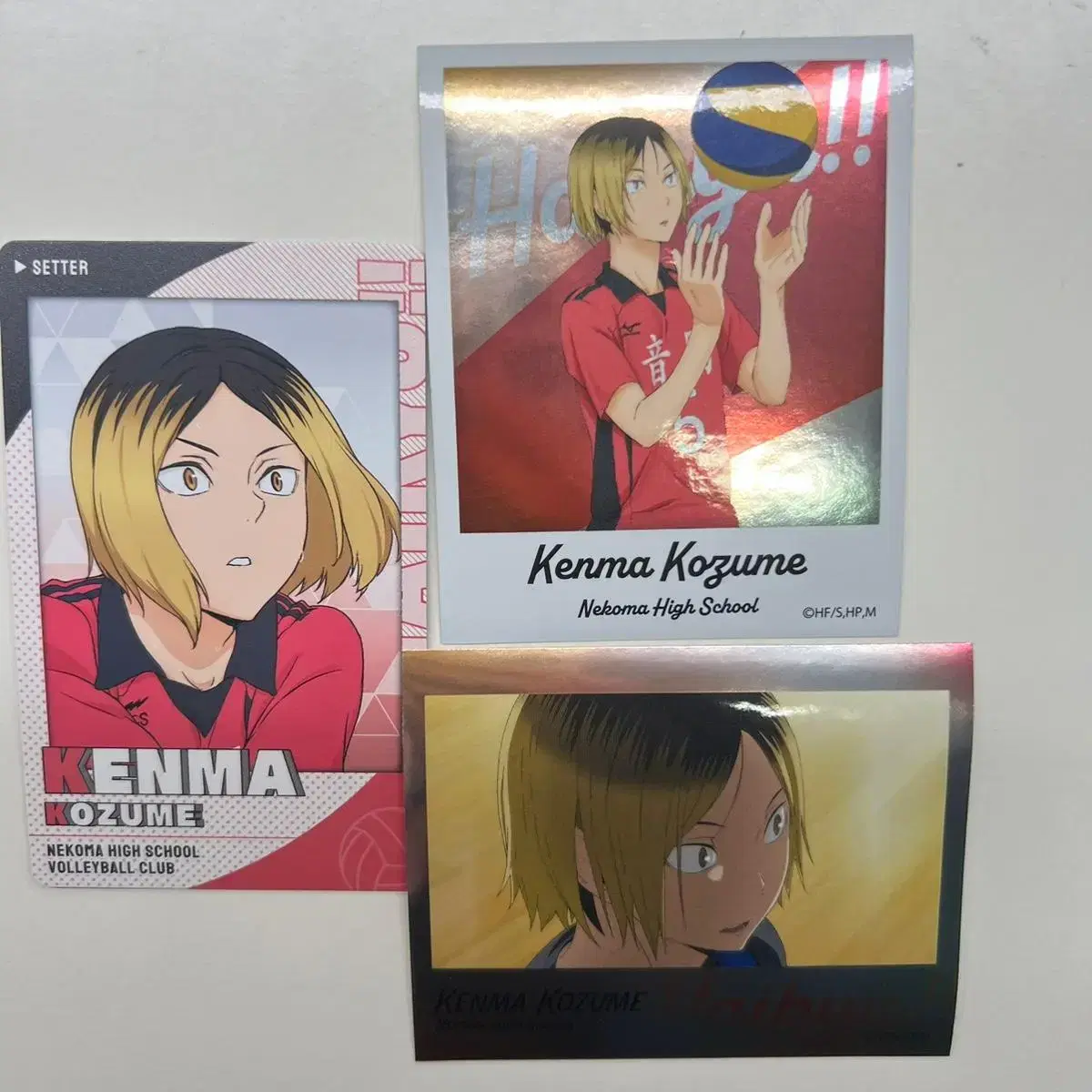 Haikyuu Nekoma Kenma Kuroo Kuroken Square Sticker Snapmide Film