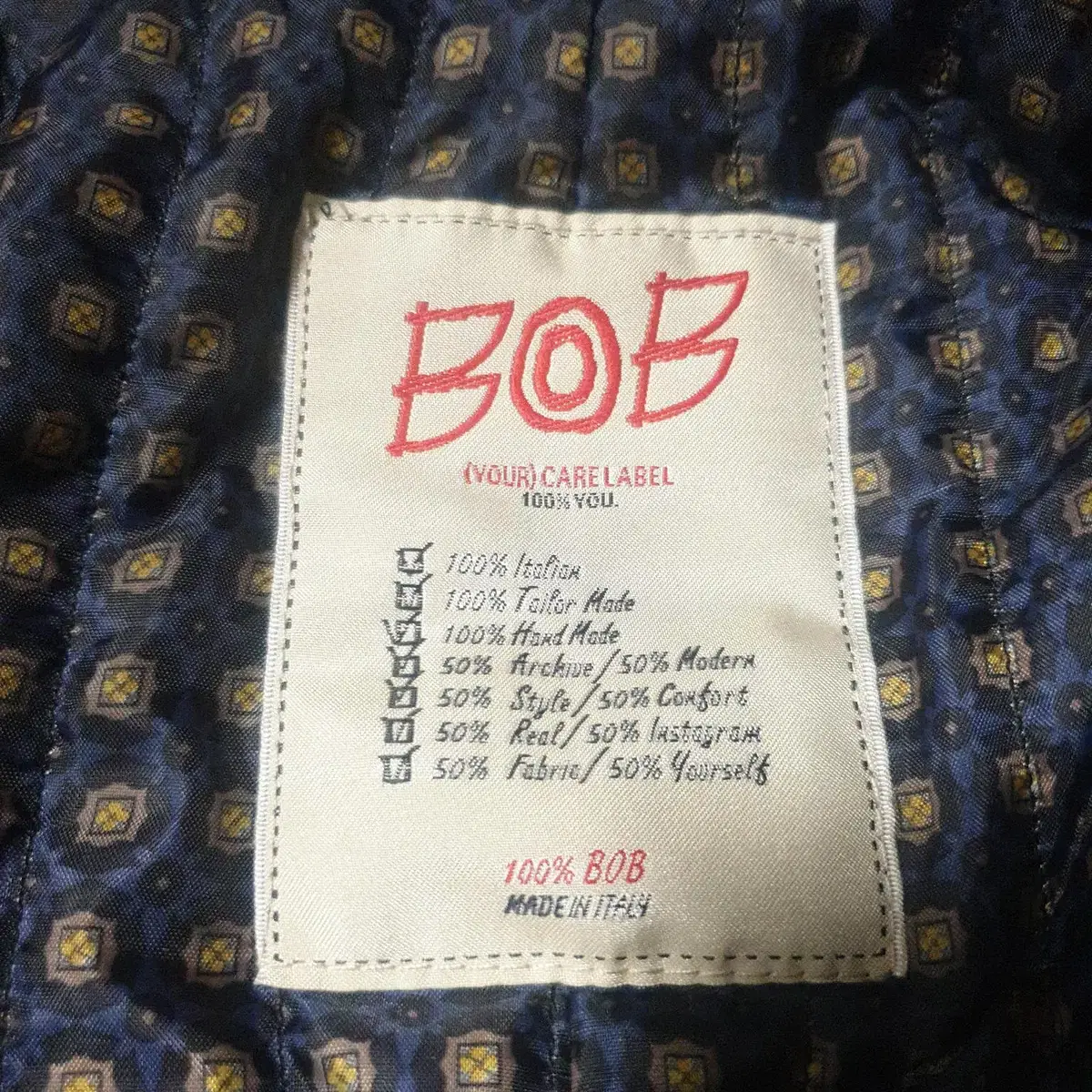 [100] BOB 남자 모직코트