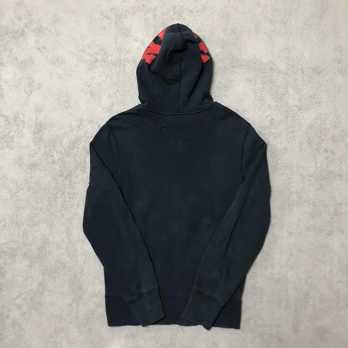 Vintage Nike navy 10 hood zip up