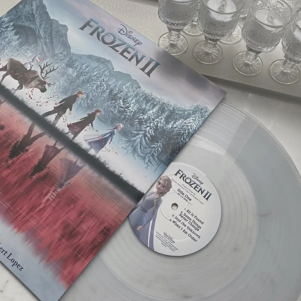 Frozen 2 Clear Color Vahn limited album LP