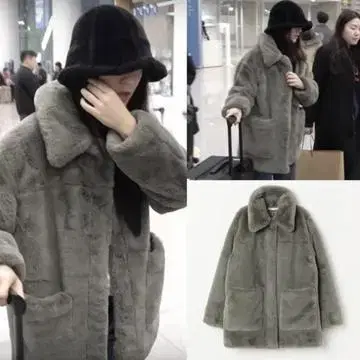 h&m 퍼자켓 페이크퍼