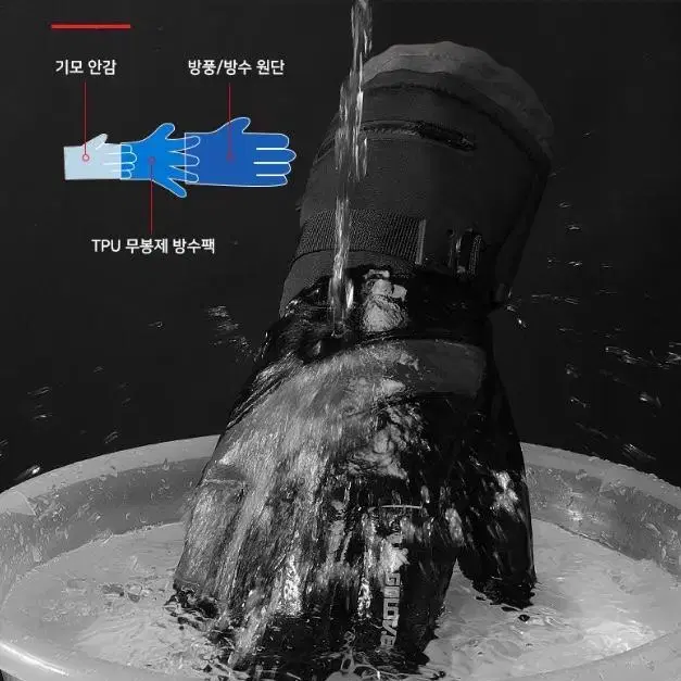 [새상품+무배] 첫사랑스키장갑 스노우보드 스마트터치 등산 고급 편한 방한