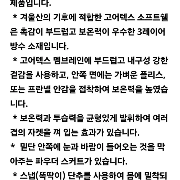 아크테릭스 스팅레이 자켓 (새제품)