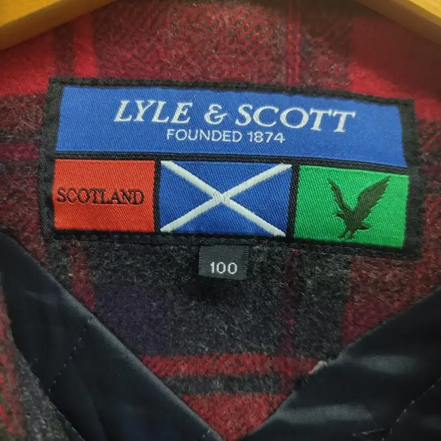 110) LYLE & SCOTT 라일엔 스콧 모직 퀼팅 안감 자켓 팝니다