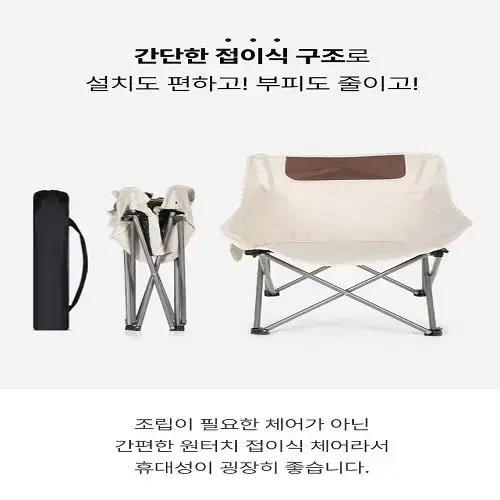 [무료배송] 캠핑 피크닉 의자 접이식 폴딩체어 가방포함