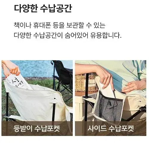 [무료배송] 캠핑 피크닉 의자 접이식 폴딩체어 가방포함