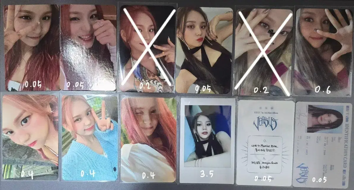 Viviz umji Photocard photocard wts Cheki