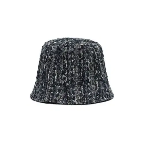 어썸니즈 WAVY LAMPSHADE HAT_TWEED NAVY