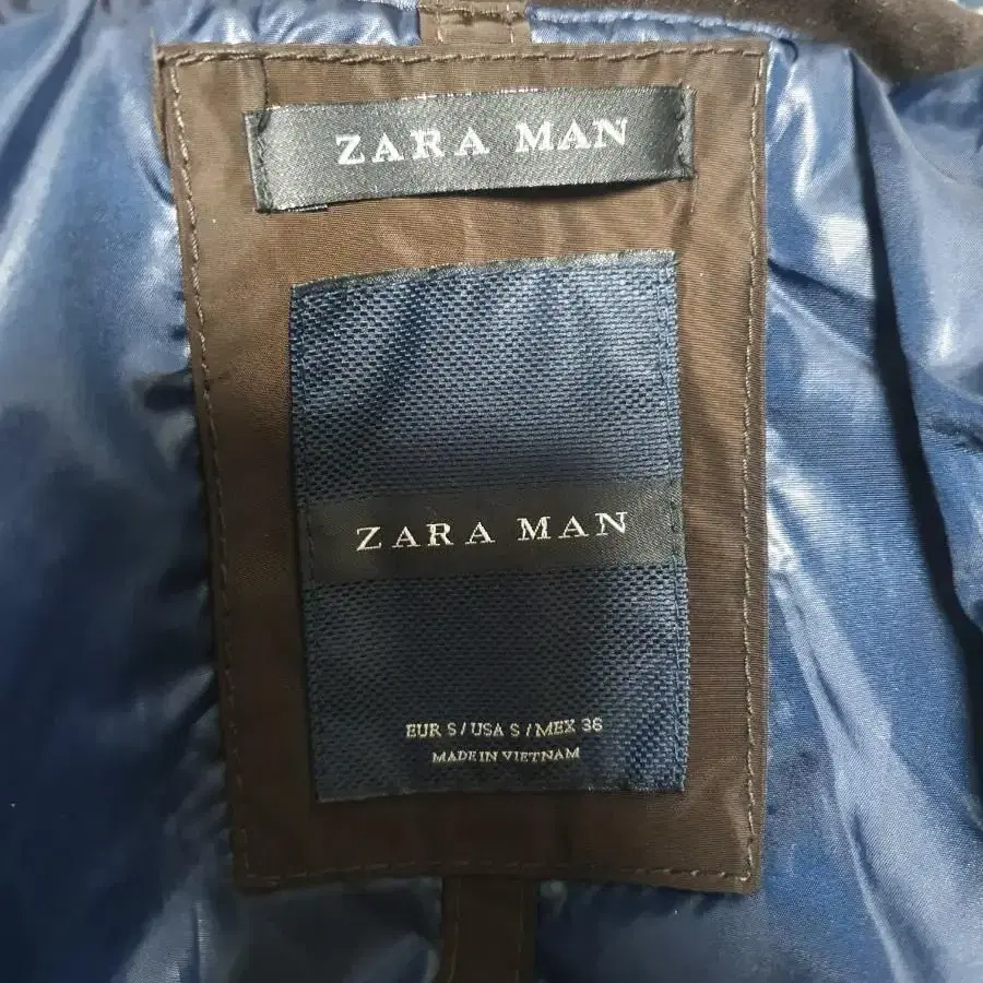 ZARA 자라 맨 퀼팅 자켓 S (90~95)