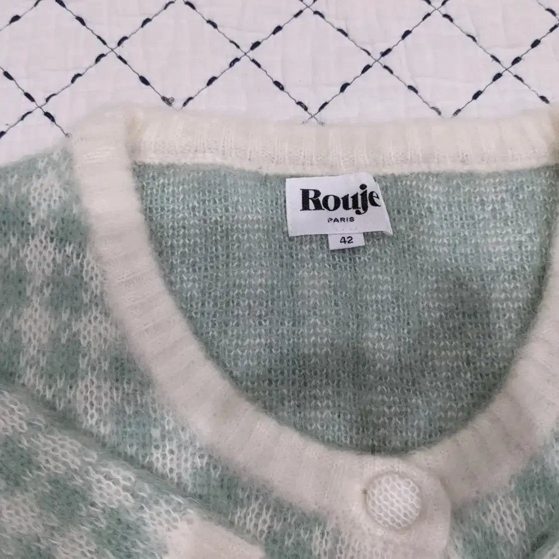 Rouje 루즈 Ronny cardigan 로니 가디건 민트