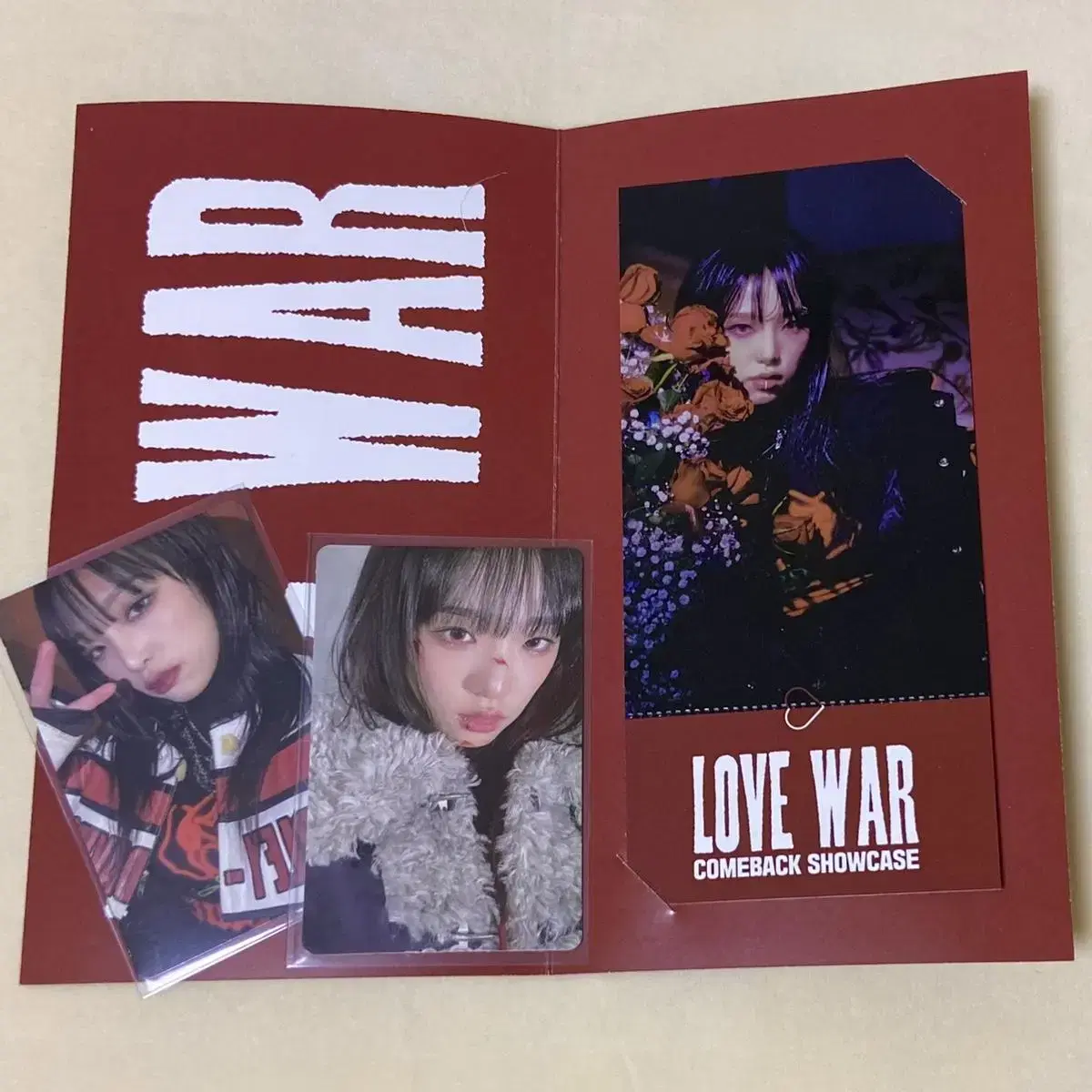 최예나 예나 Love War 러브워 쇼케이스 입장 티켓 포카