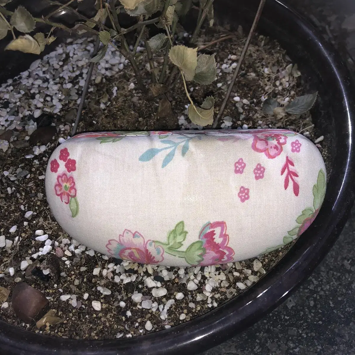 Vintage Flower sky sunglasses case