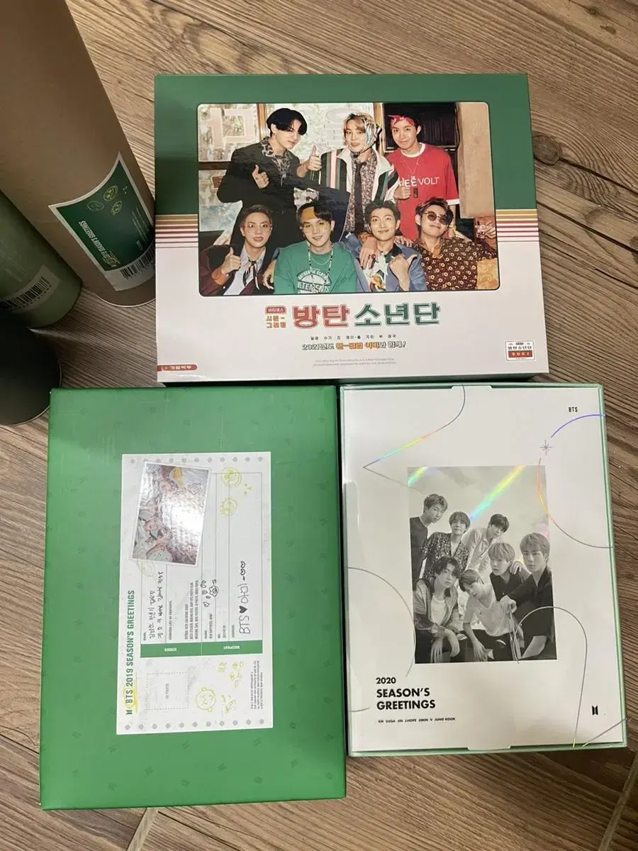 BTS season's greetings 2019, 2020, 2021 + calendar