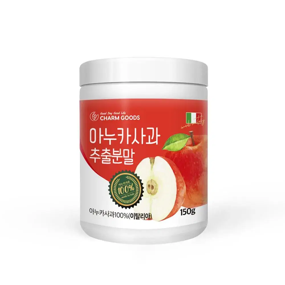 100% 이탈리아 아누카사과 아누카사과분말 150g 1병