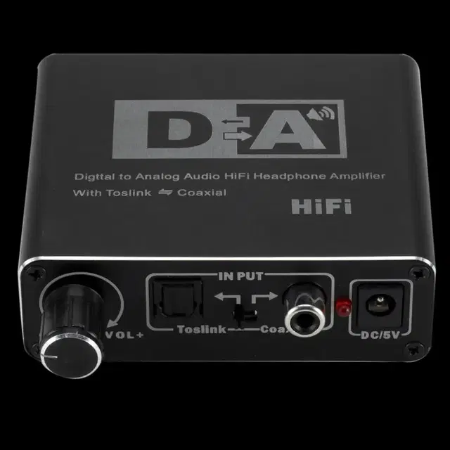 Hifi DAC 24bit 192Khz 디지털 아날로그 컨버터 헤드폰앰프