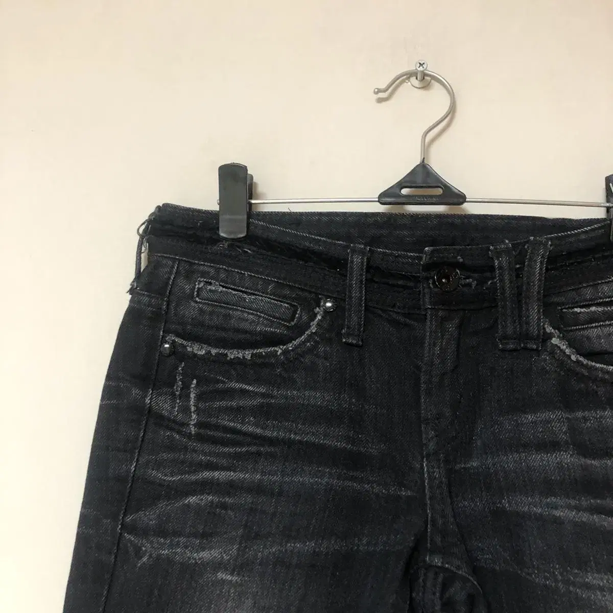 Vintage Chocoholic black denim pt