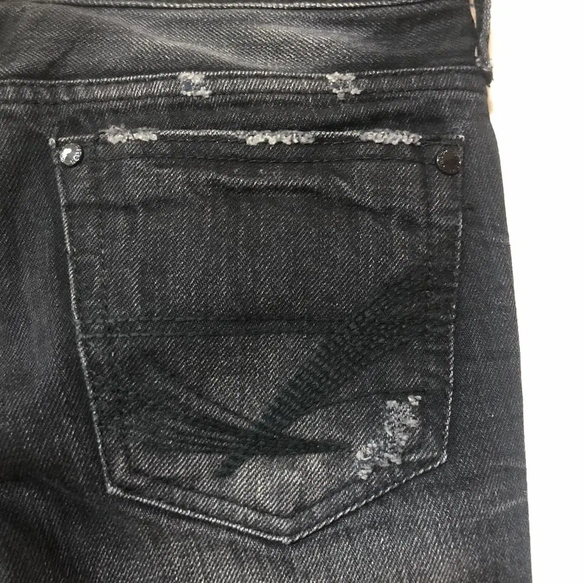 Vintage Chocoholic black denim pt