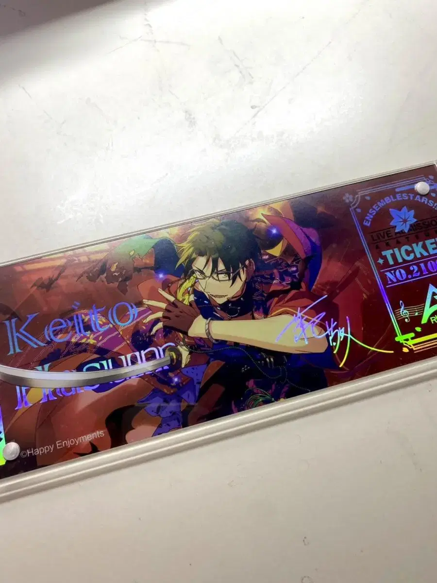 Keito Live Ticket Acrylic Tile