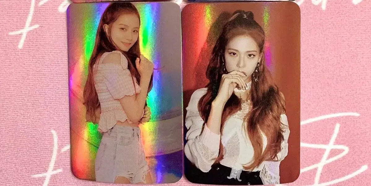 Black Pink Christmas Rig Rig Rig photocard jisoo