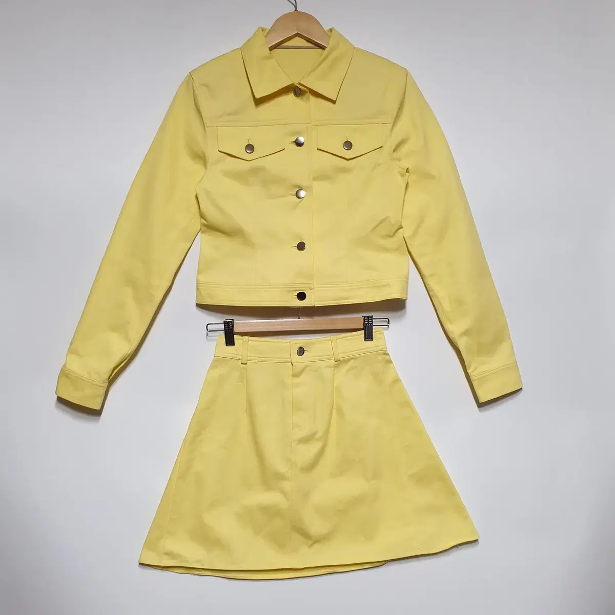 Yellow Jacket Skirt Set/FREE_D115