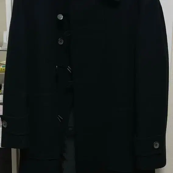 더니트컴퍼니 wool 더플코트 (black)