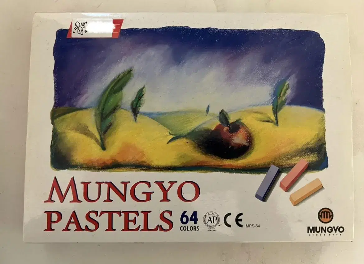 Mungyo Soft Pastel 64 Color Set Square Chalk