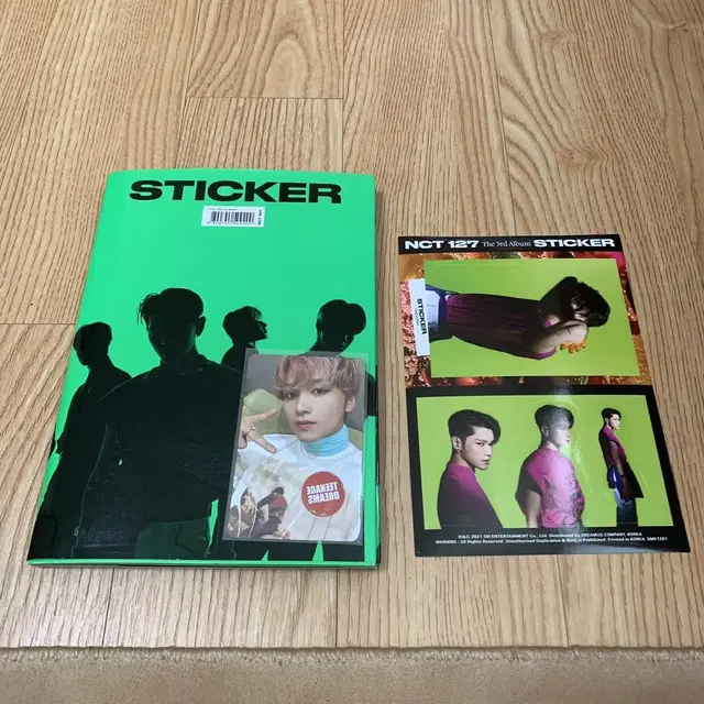 엔시티 NCT 127 3집 Sticker Sticky 앨범&포카 풀셋