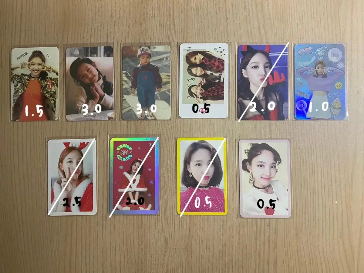 Nayeon photocard sells